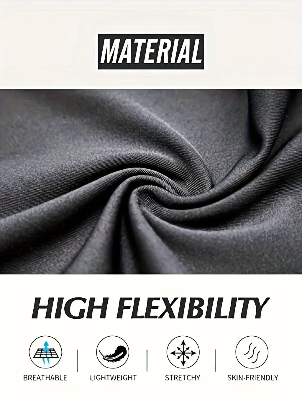 5pcs Men'S Black Compression Long Sleeve T-Shirts - High Stretch, Moisture-Wicking, Skin-Fitting Athletic Wear for Workout & Fitness, All-Season Clothing | Skin Tight Fit | Moisturewicking Fabric, Sweat-Resistant