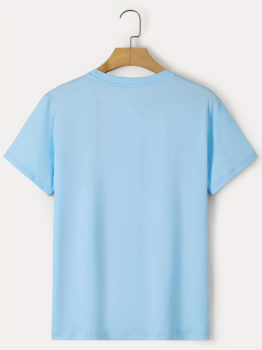 Men's Casual Trendy Smile Graphic Print Comfortable Crew Neck Short Sleeve T-shirts, Summer Top Tees
