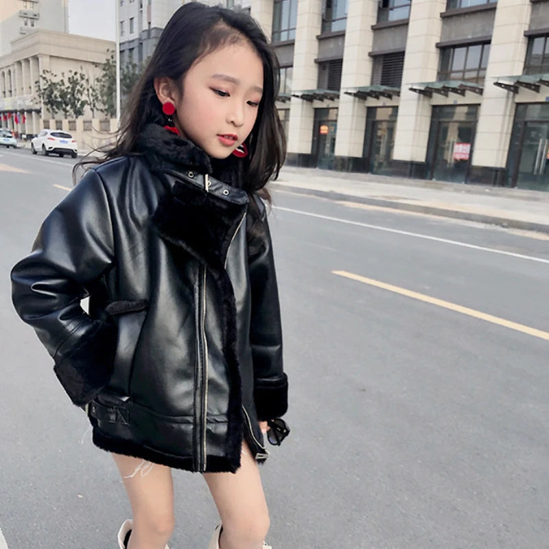 New Winter Grid Jackets Boys Girl Woolen Double-breasted Baby Boy Trench Coat Lapel Autumn Kids Outerwear Coats  Wool Overcoat