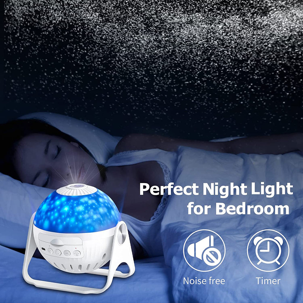 1pc Planetarium Projector, Galaxy Projector, 7 In 1 Rotating Nebula Moon Star Projector, Bedroom Projection Lamp, Decorative Night Light