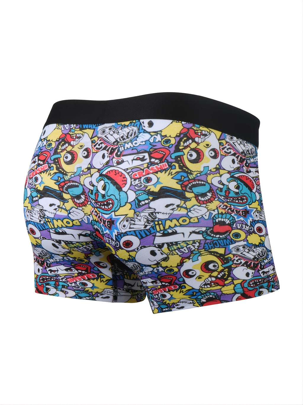 5-Piece Boys Ultra-Soft Cotton Boxer Brief Set - Moisture-Wicking, Vibrant Cartoon Prints, Athletic Sport Performance