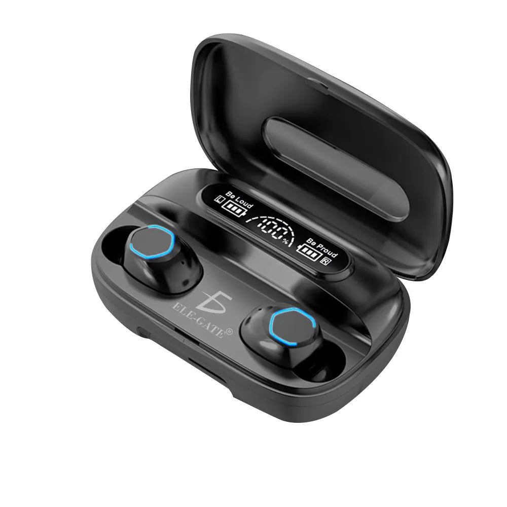 M9 TWS Wireless Headphones for Bluetooth 5.2 with Waterproof jl Chip LED Digital Display Battery Indicator