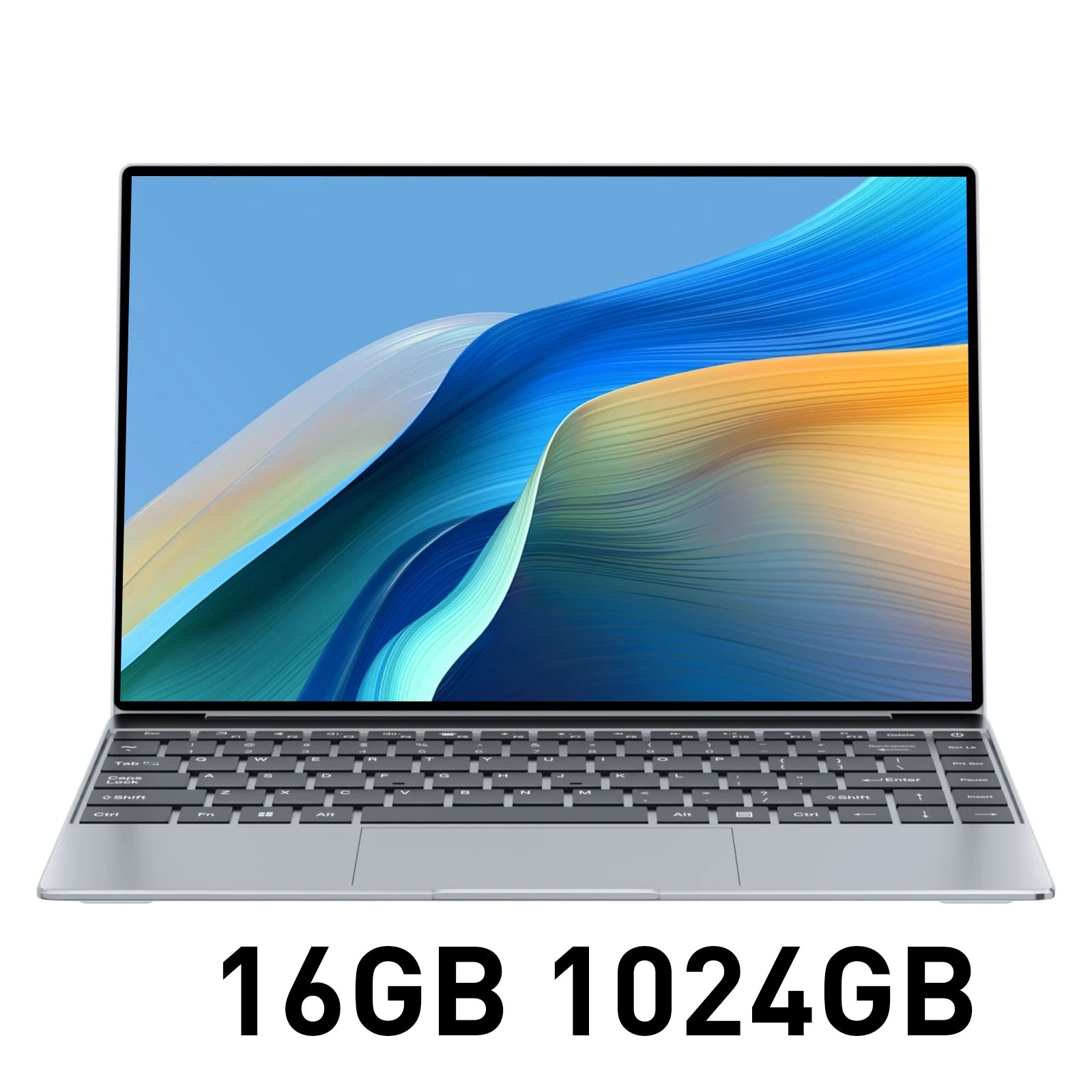 14" Business Laptop Intel N3700 16GB RAM384GB Storage Ultra thin body Gaming laptops Windows 11 pc gaming  256GB/512GB/1TBsilver