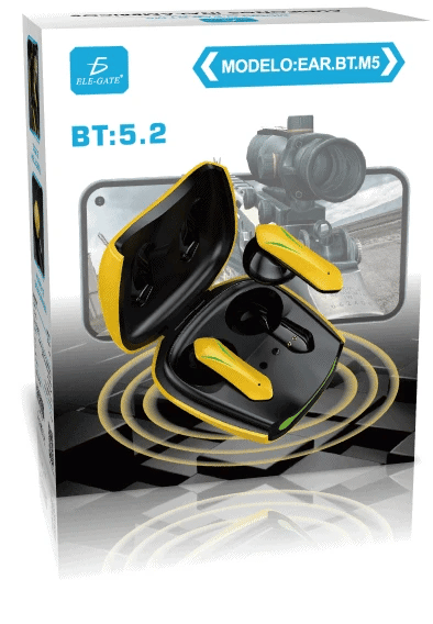 Bumblebee M5 Gamer In-Ear Wireless for Bluetooth Headphones with Touch Function and Power Bank LED Battery Indicator jl Chipset