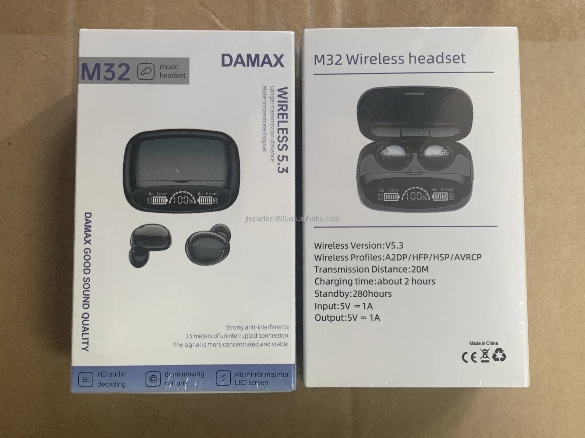 New Pro 4 In-Ear Headphones From US Warehouse with LED Battery Indicator, Wireless V5.3, Waterproof, ANC Chipset