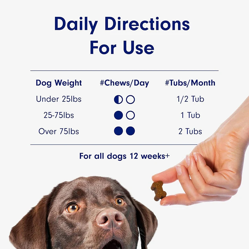 OEM Hip and Joint Supplement Dog Multivitamin Chew Treats for Dogs Hip and Joint Supplements Private Label Vitamins for Dogs
