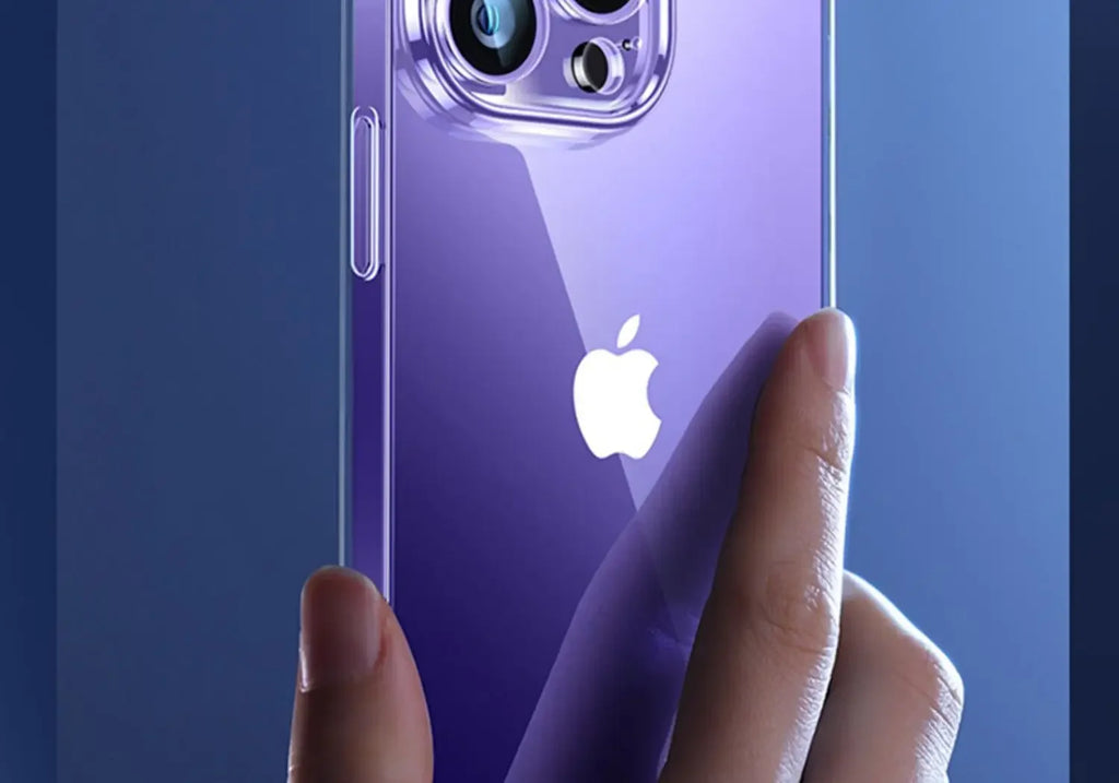 Ultra Thin PC Hard Crystal Clear Case For iPhone 16 15 14 Plus 13 12 11 Pro Max XS XR Glossy Transparent Camera Protection Cover
