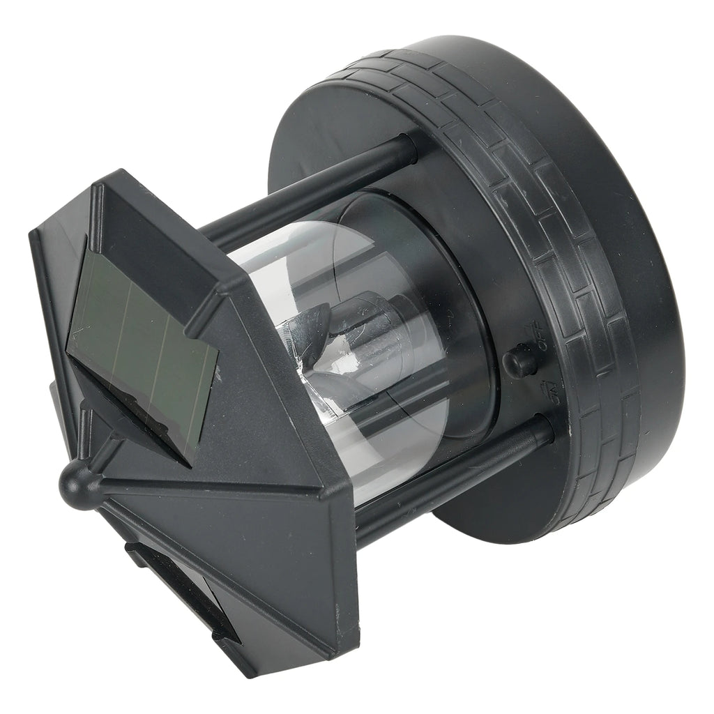 Garden Courtyard LED Solar Lighthouse Lawn Light Outdoor Waterproof Street Light Rotating Rockery Lighthouse Decorative Lights