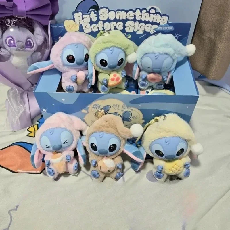 2025 New High Quality Stitch Eat Some Thing Before Sleep Series Pendant Cute Dolls Mystery Toys Boys And Girls Gifts