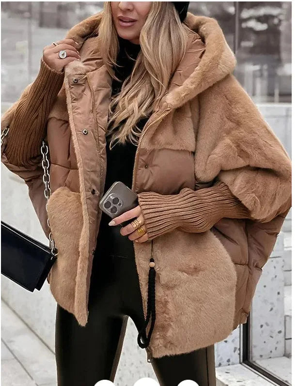 Winter Jacket Women 2024 Loose New Down Jacket Hooded Long Sleeve Winter Clothes