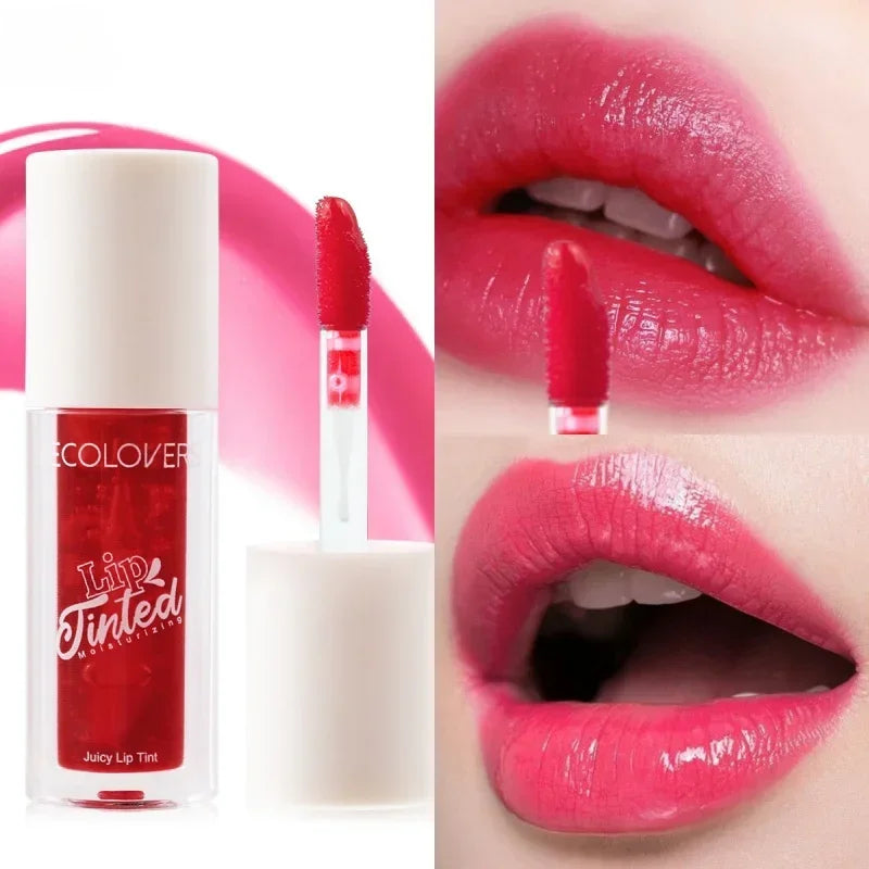 Lip Tint Stain Cheek Tint Liquid Lipstick Watery Moisturizing Lip Liquid Lipstick for Eyes Face and Lip Makeup Cosmetics
