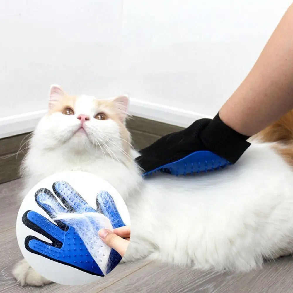 1PC Cat Hair Remove Gloves Rubber Pet Beauty Cleaning Grooming Effective Massage Dog Combs Floating Brush