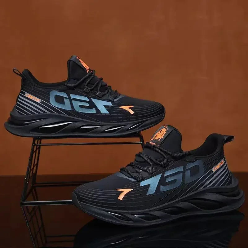 Men's Fashion Casual Slip On Sneakers Breathable Running Shoes Outdoor Walking Training Tennis Shoes Lightweight Comfortable