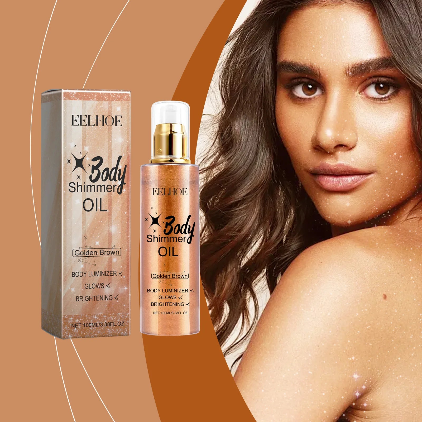 Summer Glow with Whole Body Glitter Spray: Water-resistant and Long-lasting Formula, Enhance Skin Elasticity with Natural Shine