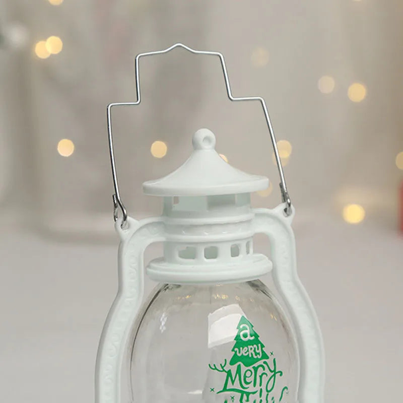 Christmas Ornaments 2025 New Year's Halloween Goods Battery-operated Gift Santa Claus Candle Warm Lights For Home Decorations