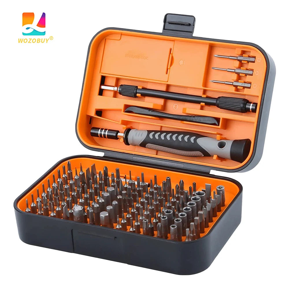 25/115/135/140 in1 Screwdriver Set  Magnetic Torx Phillips Screw Bit Kit  With Electrical Remover Wrench Repair Phone PC Tools