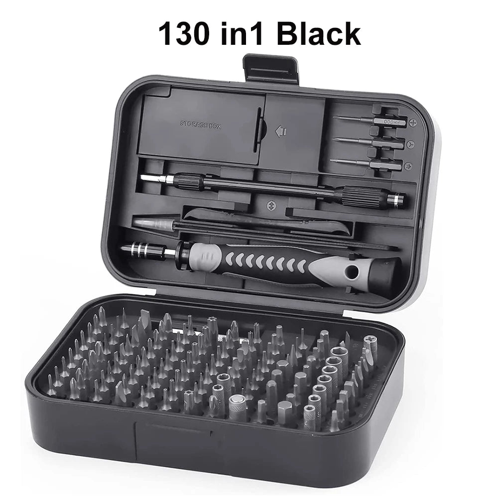 25/115/135/140 in1 Screwdriver Set  Magnetic Torx Phillips Screw Bit Kit  With Electrical Remover Wrench Repair Phone PC Tools