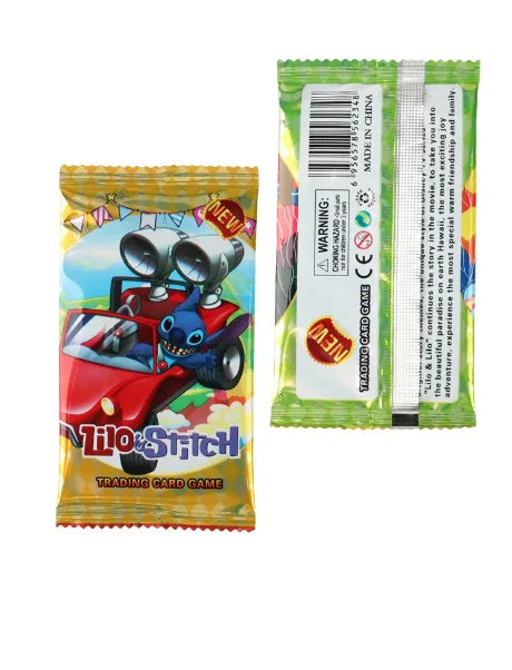 1Set of 288Sheets Interstellar Baby Collection Card Shiny Stitch Cute Stitch Cards Gam Anime Battle Carte for Children Gift Toy