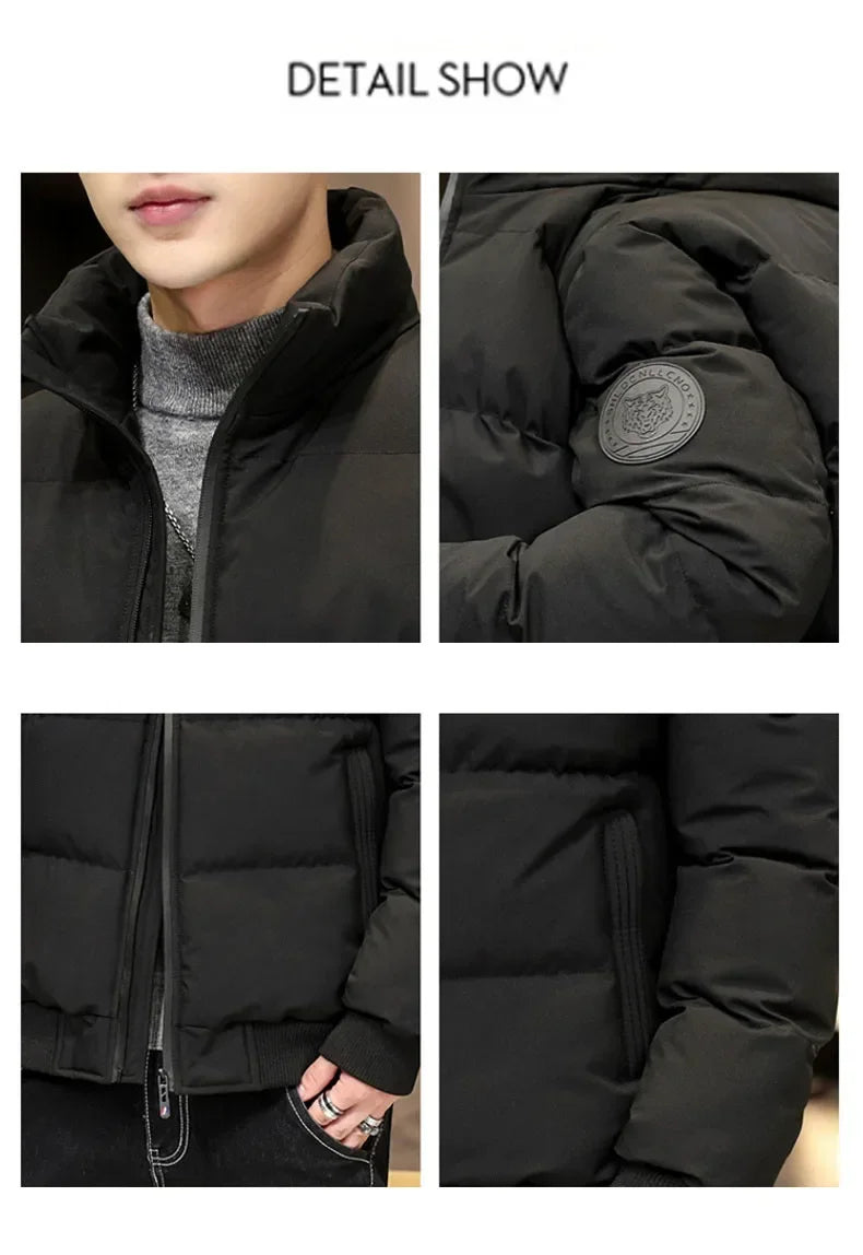 Winter Man Jackets Cotton-padded Parkas Puffer Jacket Men Warm Coats Thick Casual Outwear Streetwear Men's Clothing