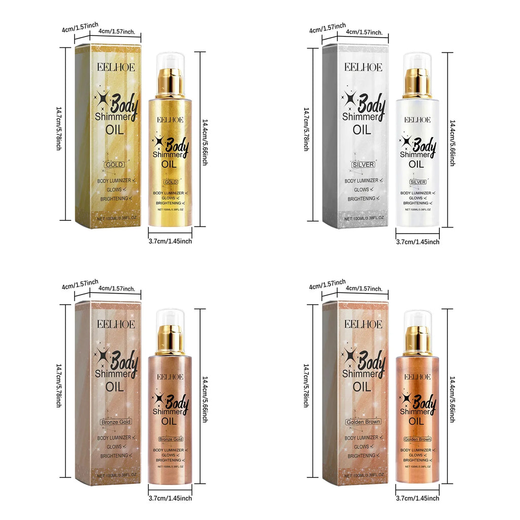 Summer Glow with Whole Body Glitter Spray: Water-resistant and Long-lasting Formula, Enhance Skin Elasticity with Natural Shine
