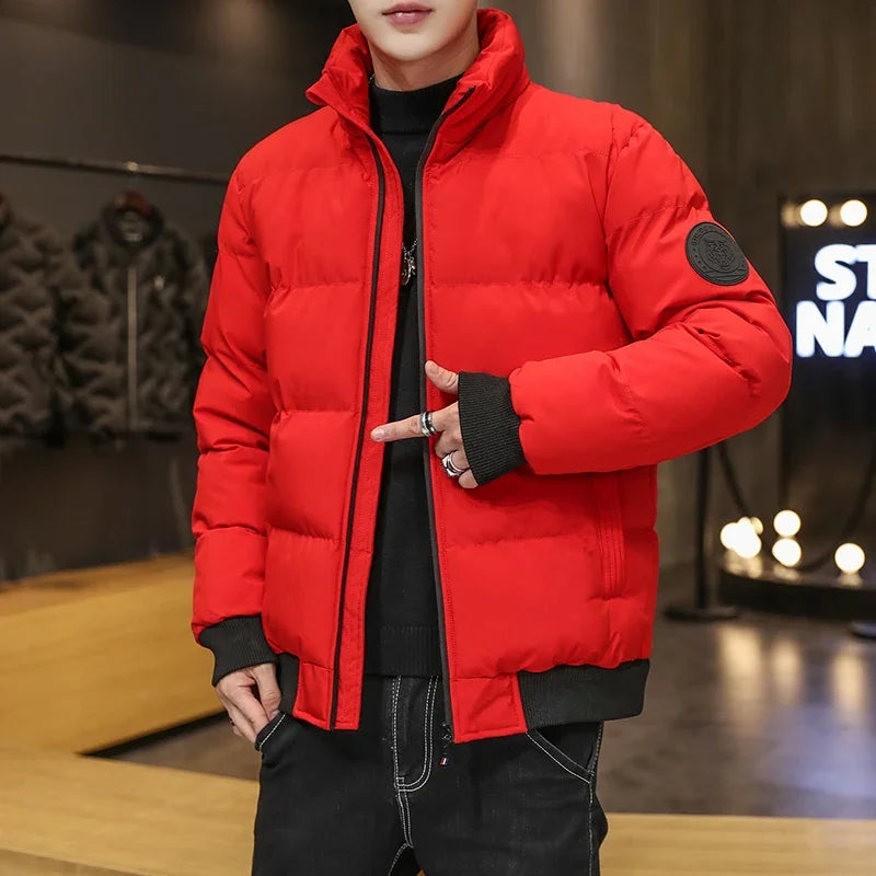Winter Man Jackets Cotton-padded Parkas Puffer Jacket Men Warm Coats Thick Casual Outwear Streetwear Men's Clothing