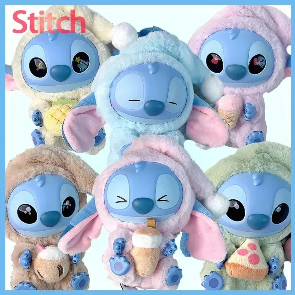 2025 New High Quality Stitch Eat Some Thing Before Sleep Series Pendant Cute Dolls Mystery Toys Boys And Girls Gifts