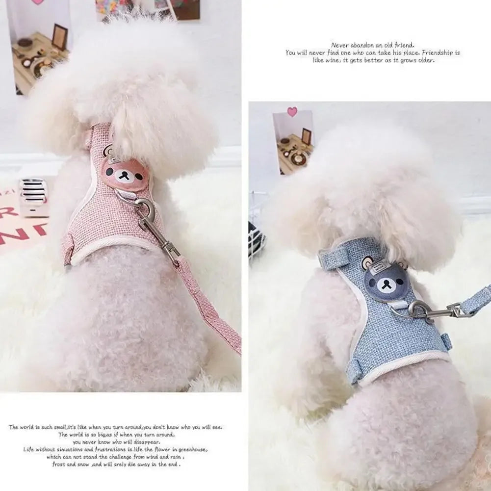 Kittens Harness Pet Collar Supplies for Cats Small Breeds Products Pets Collars Kitten Products Pet Puppy Harness Things