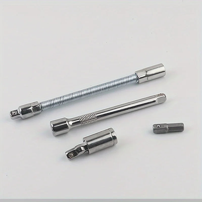 46pcs Car Repair Tool Kit  Ratchet Torque Wrench Spanner Screwdriver Socket Set Combo Tools Kit Bicycle Auto Repairing Tool Mech