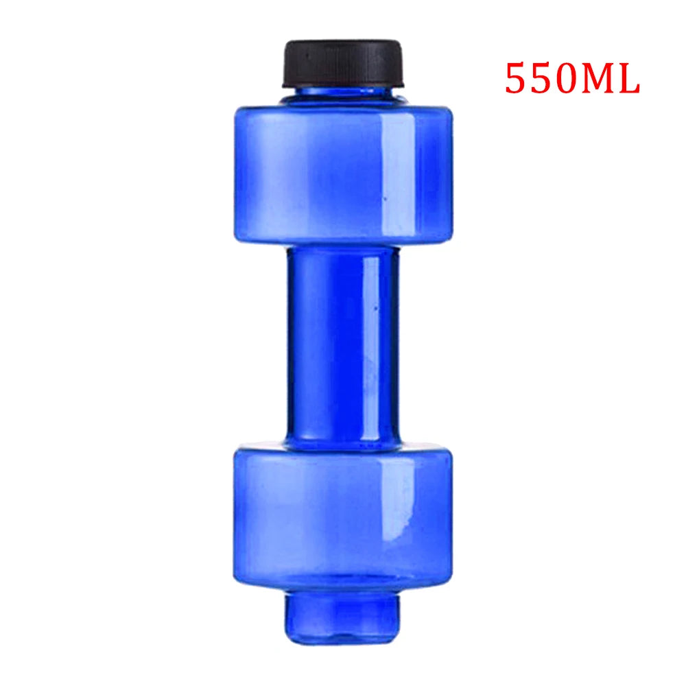 Gym Water Dumbbell Large Capacity Sport Bottle Bodybuilding Exercise Water-Filled Dumbbell Water Bottle Gym Equipment for Home