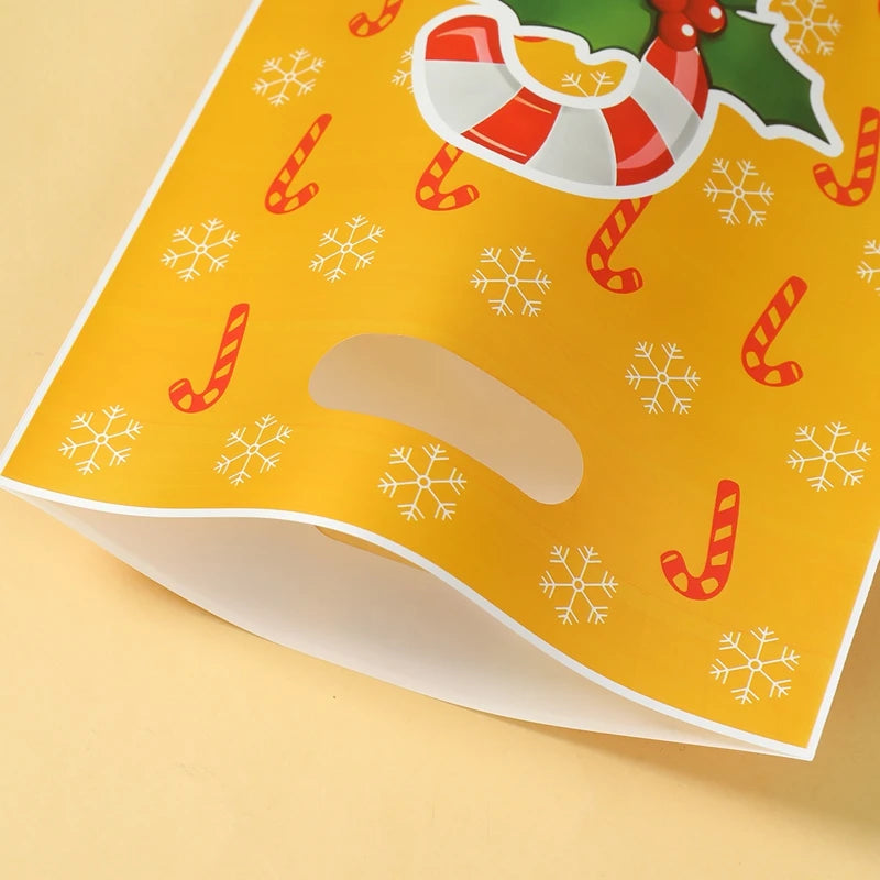 10/25/50pcs Christmas Santa Claus Candy Gift Bags Christmas Decorations for Home 2025 Navidad New Year 2026 Xmas Gifts Packaging
