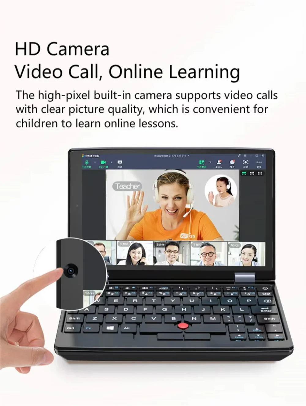 Slim Laptop intel N95 CPU HD Graphics 16GB -128G/256G/512G/1TB SSD 7 inch Touch Screen Mini PC Computer Netbook