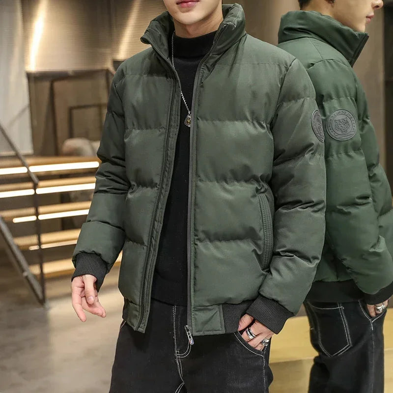 Winter Man Jackets Cotton-padded Parkas Puffer Jacket Men Warm Coats Thick Casual Outwear Streetwear Men's Clothing