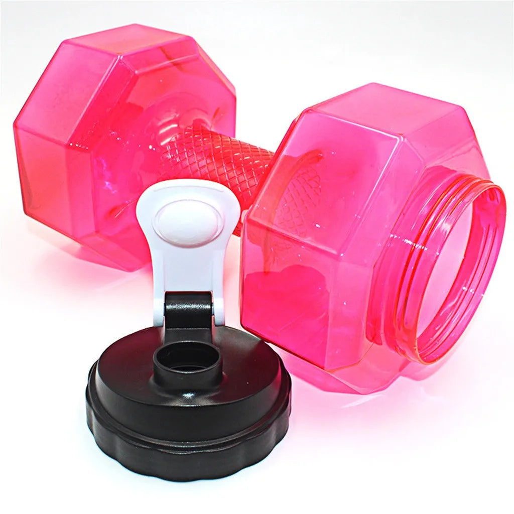 Gym Water Dumbbell Large Capacity Sport Bottle Bodybuilding Exercise Water-Filled Dumbbell Water Bottle Gym Equipment for Home