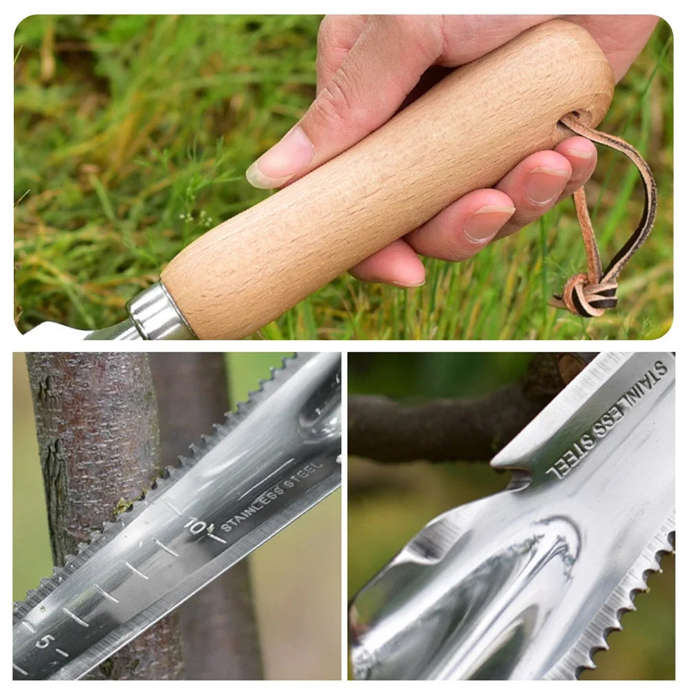 Weeds Pullers Hand Weeder Garden Tool Premium Garden 5 in 1 Hand Multi Weeder Digging Transplanting Planting Tool for Lawn Yard