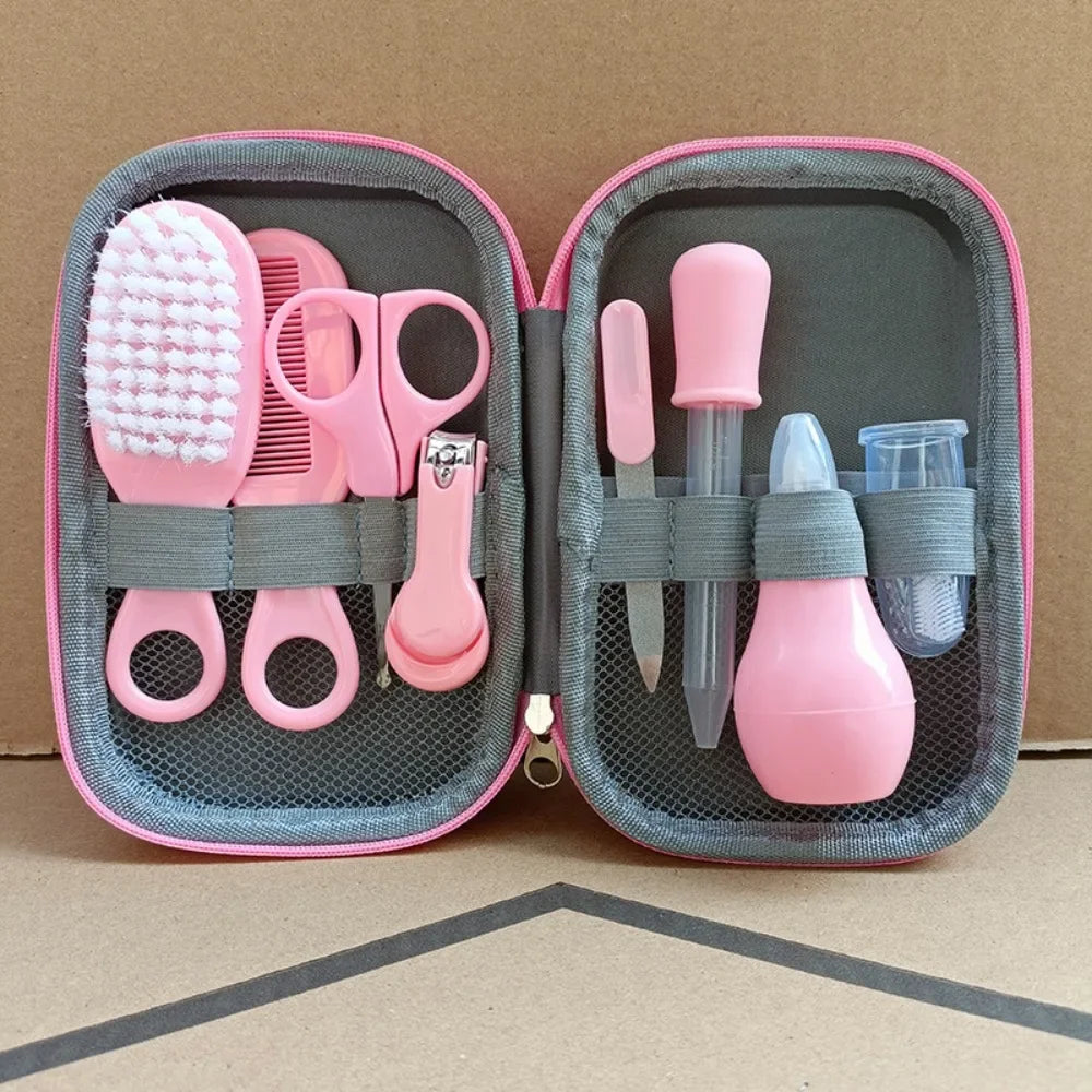 Baby Grooming Kit, Infant Safe Care Set with Hair Comb Nail Clipper Etc, Baby Essentials Kit, Newborn Girls Boys Baby Essentials