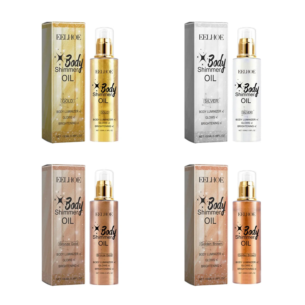 Summer Glow with Whole Body Glitter Spray: Water-resistant and Long-lasting Formula, Enhance Skin Elasticity with Natural Shine