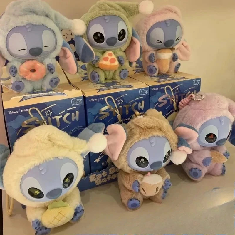 2025 New High Quality Stitch Eat Some Thing Before Sleep Series Pendant Cute Dolls Mystery Toys Boys And Girls Gifts