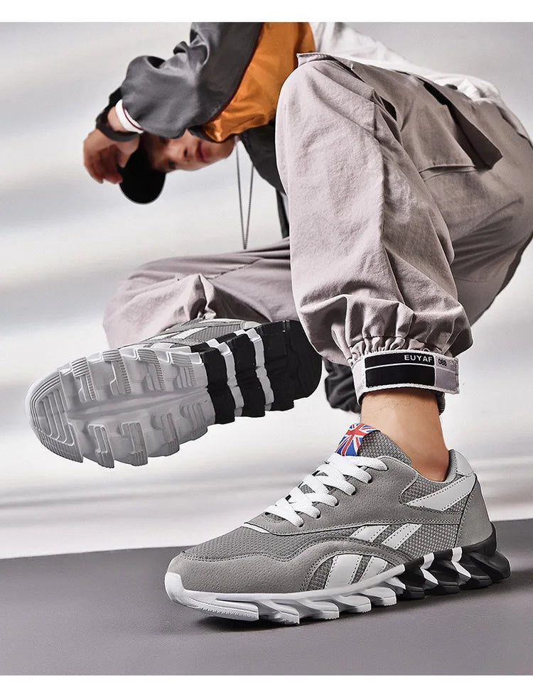 2025 new men's and women's running shoes breathable casual sneakers anti-slip vibration comfortable walking shoes 36-48