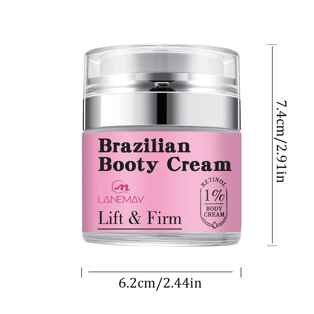 Brazilian Bum Body CreamWomen Firm Nutritious Moisturizer Softening Smoothing Body Lotion Hip Buttock Skin Care Reduce Cellulite