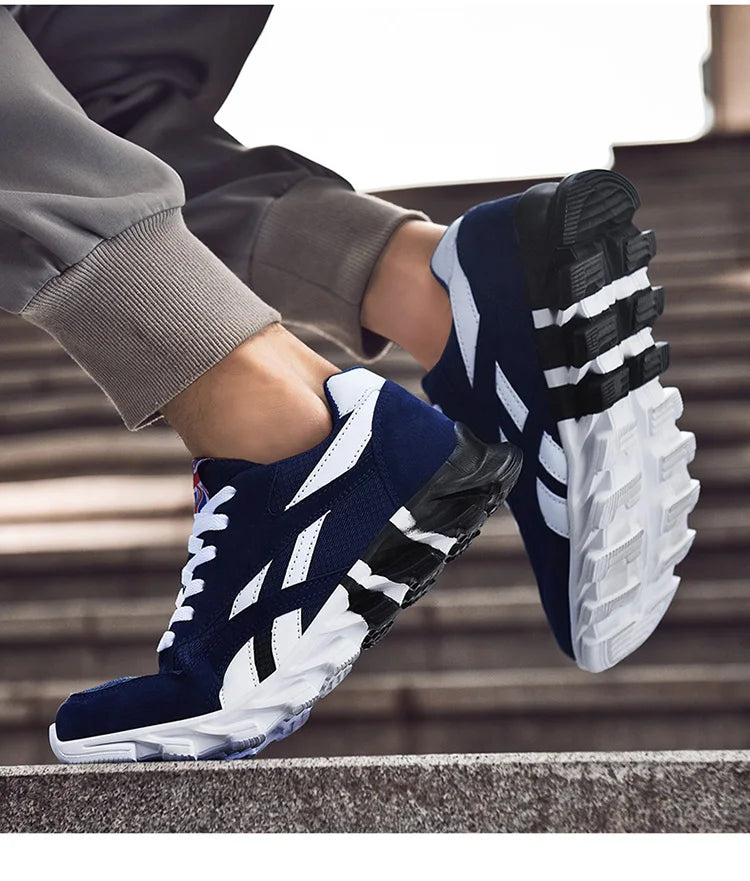 2025 new men's and women's running shoes breathable casual sneakers anti-slip vibration comfortable walking shoes 36-48