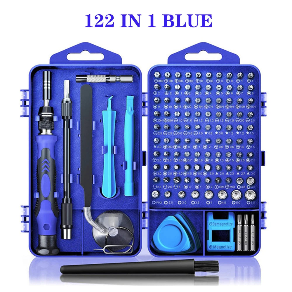 25/115/135/140 in1 Screwdriver Set  Magnetic Torx Phillips Screw Bit Kit  With Electrical Remover Wrench Repair Phone PC Tools