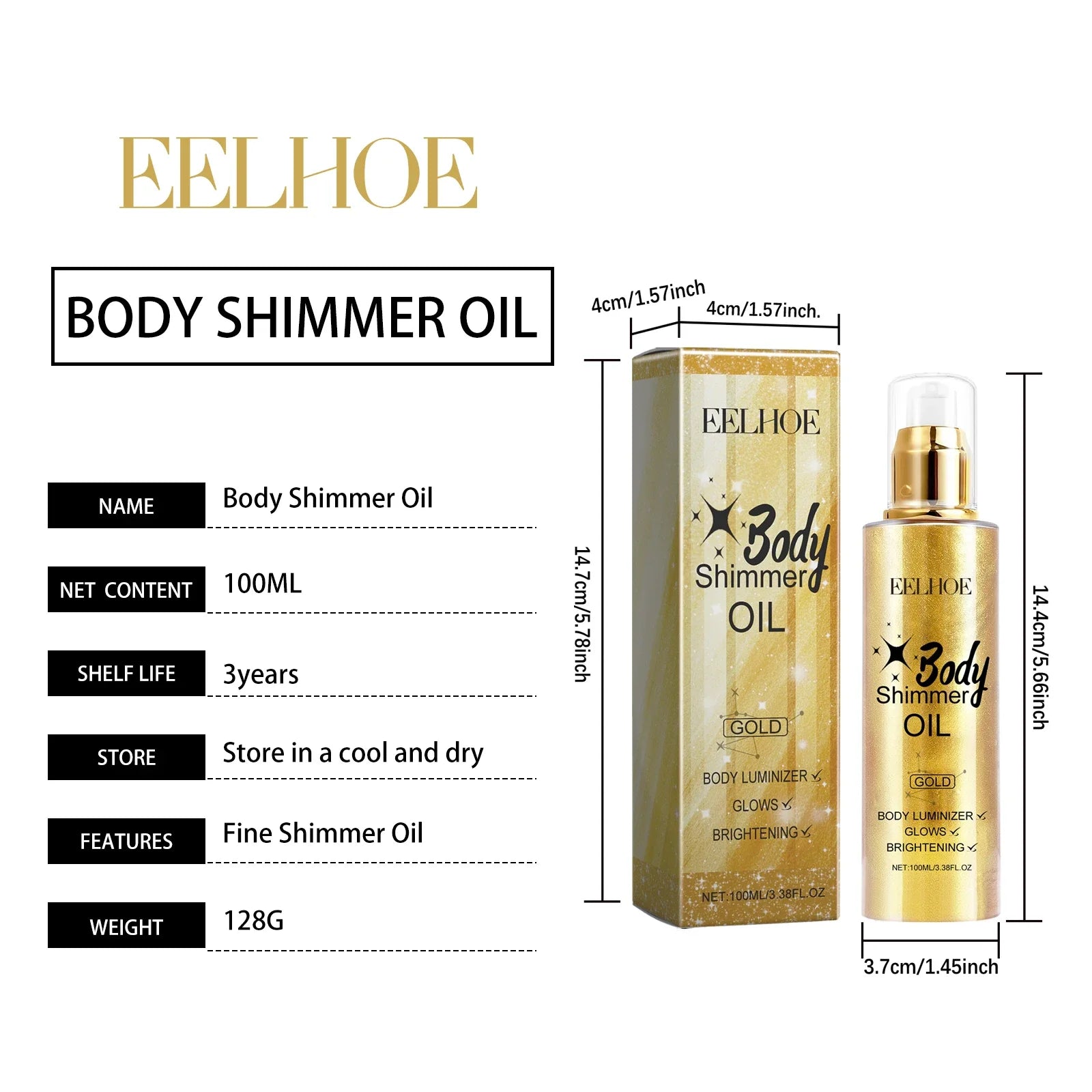 Summer Glow with Whole Body Glitter Spray: Water-resistant and Long-lasting Formula, Enhance Skin Elasticity with Natural Shine