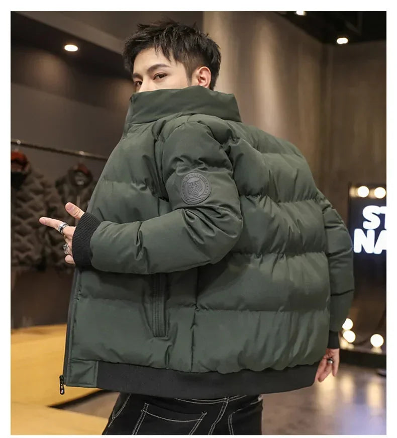 Winter Man Jackets Cotton-padded Parkas Puffer Jacket Men Warm Coats Thick Casual Outwear Streetwear Men's Clothing