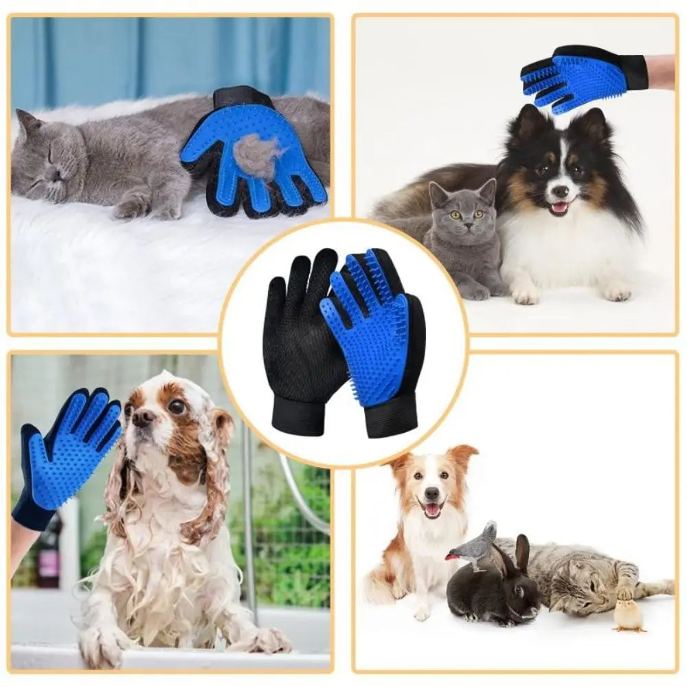 1PC Cat Hair Remove Gloves Rubber Pet Beauty Cleaning Grooming Effective Massage Dog Combs Floating Brush