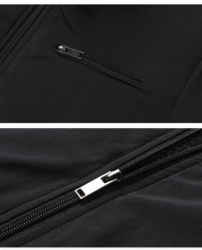 Winter Jacket  Men's Thickened Fashion Stand Collar Lamb Velvet Casual Men's Jacket Warm Lined Outerwear Coat
