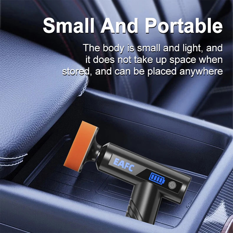 Car Waxing Polishing Sanding Machine Wireless Car Paint Scratch Repair Windscreen Glass Oil Film Remove Machine leather care