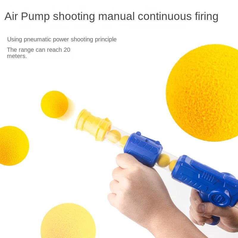 pet Toys Launch Training Interactive Shooter Gun Teaser Plush Ball Pet Creative Games Stretch Mini Pompoms Kittens Supplies