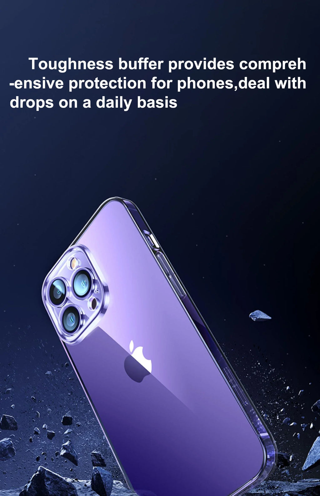 Ultra Thin PC Hard Crystal Clear Case For iPhone 16 15 14 Plus 13 12 11 Pro Max XS XR Glossy Transparent Camera Protection Cover