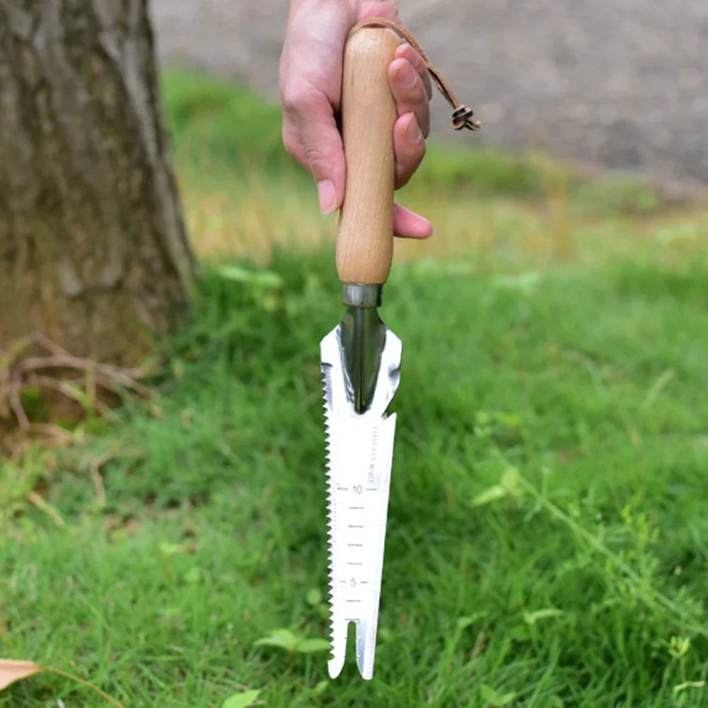 Weeds Pullers Hand Weeder Garden Tool Premium Garden 5 in 1 Hand Multi Weeder Digging Transplanting Planting Tool for Lawn Yard