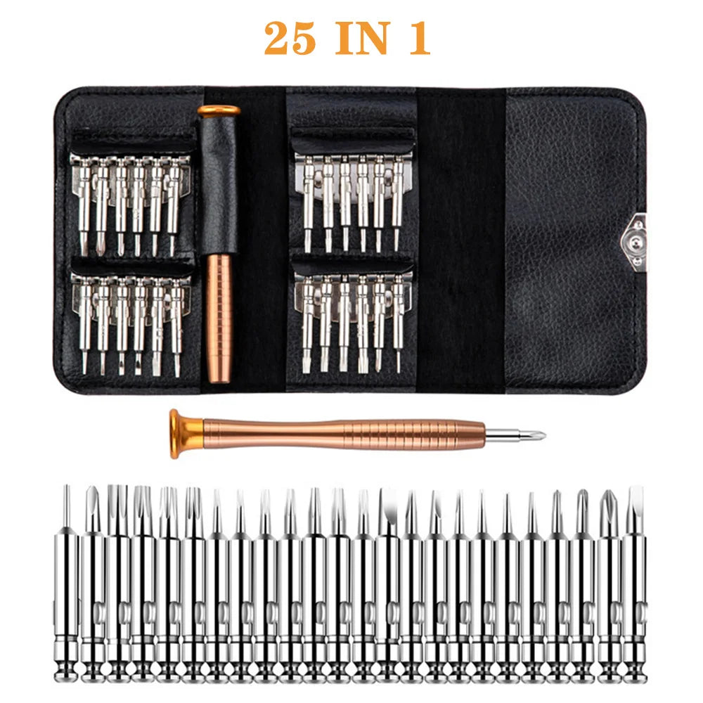 25/115/135/140 in1 Screwdriver Set  Magnetic Torx Phillips Screw Bit Kit  With Electrical Remover Wrench Repair Phone PC Tools